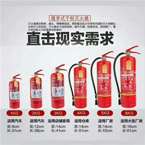 手提式干粉灭火器